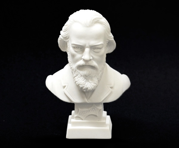 Bust (Italian) Crushed Marble 11cm -Brahms