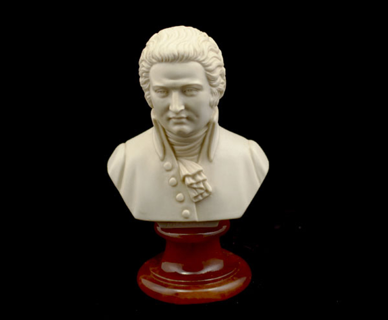 Bust (Italian) Crushed Marble 15cm-Mozart.Patina