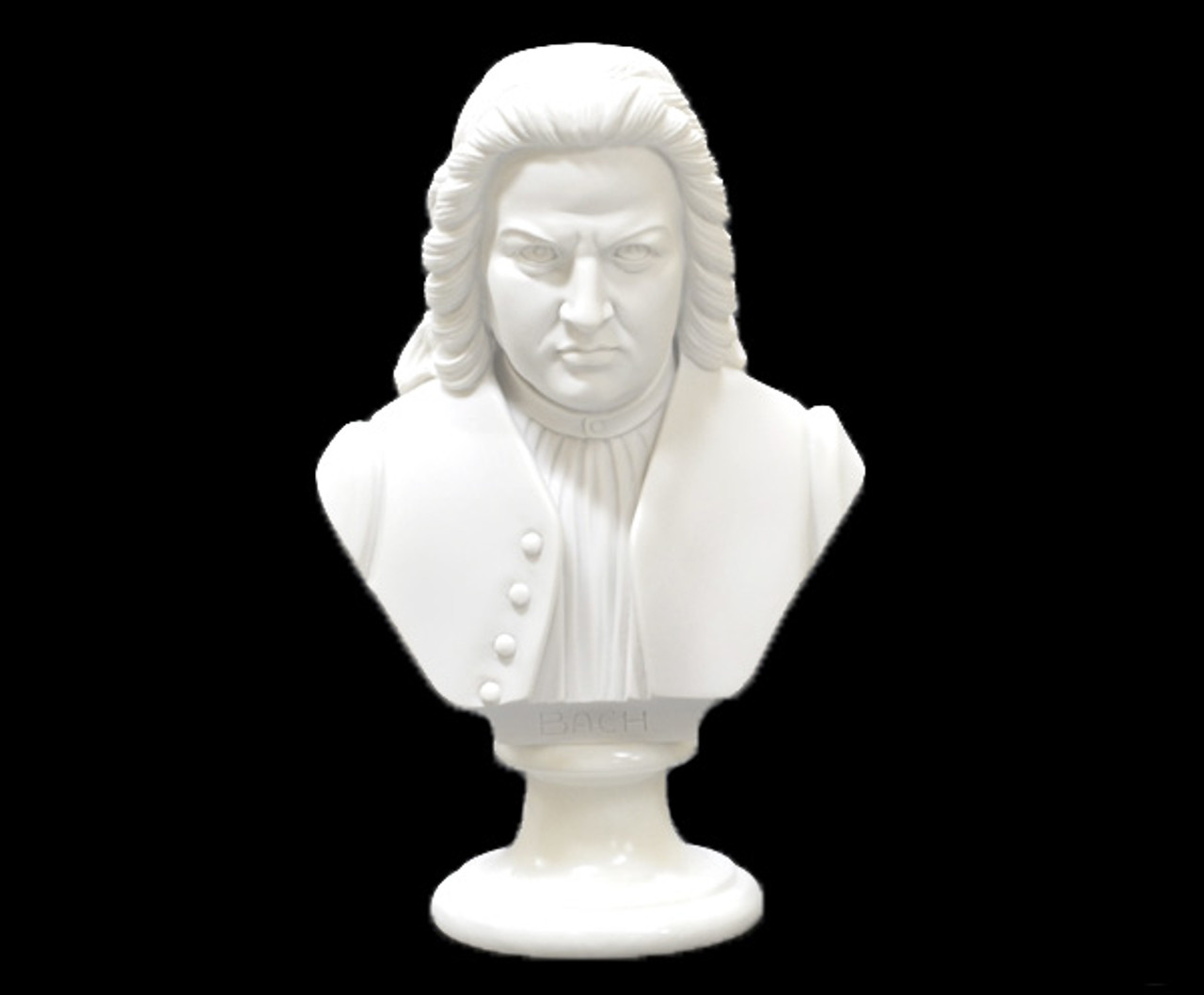 Bust (Italian) Crushed Marble 15cm -Bach