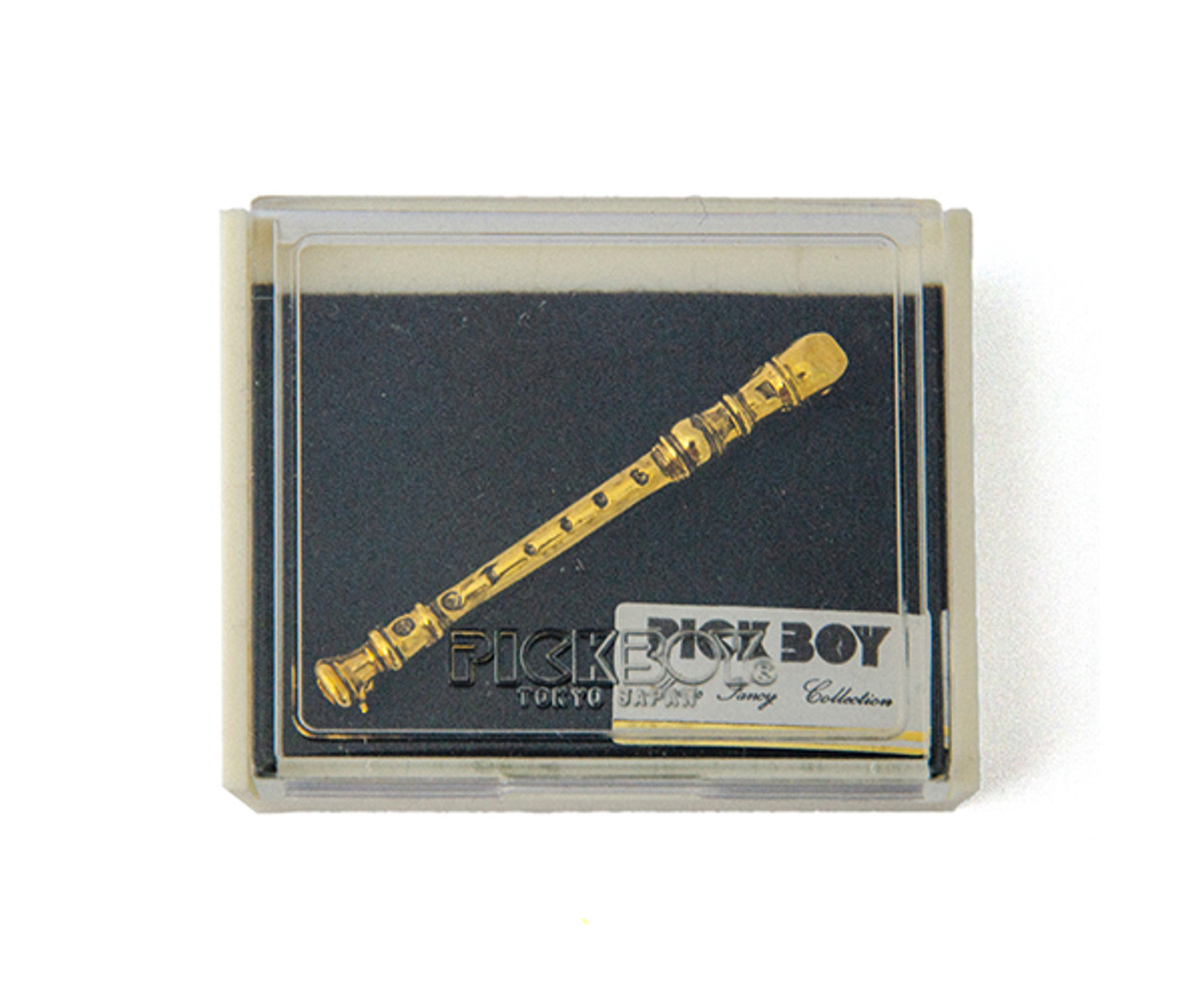 Pickboy Brooch Goldplated - Recorder
