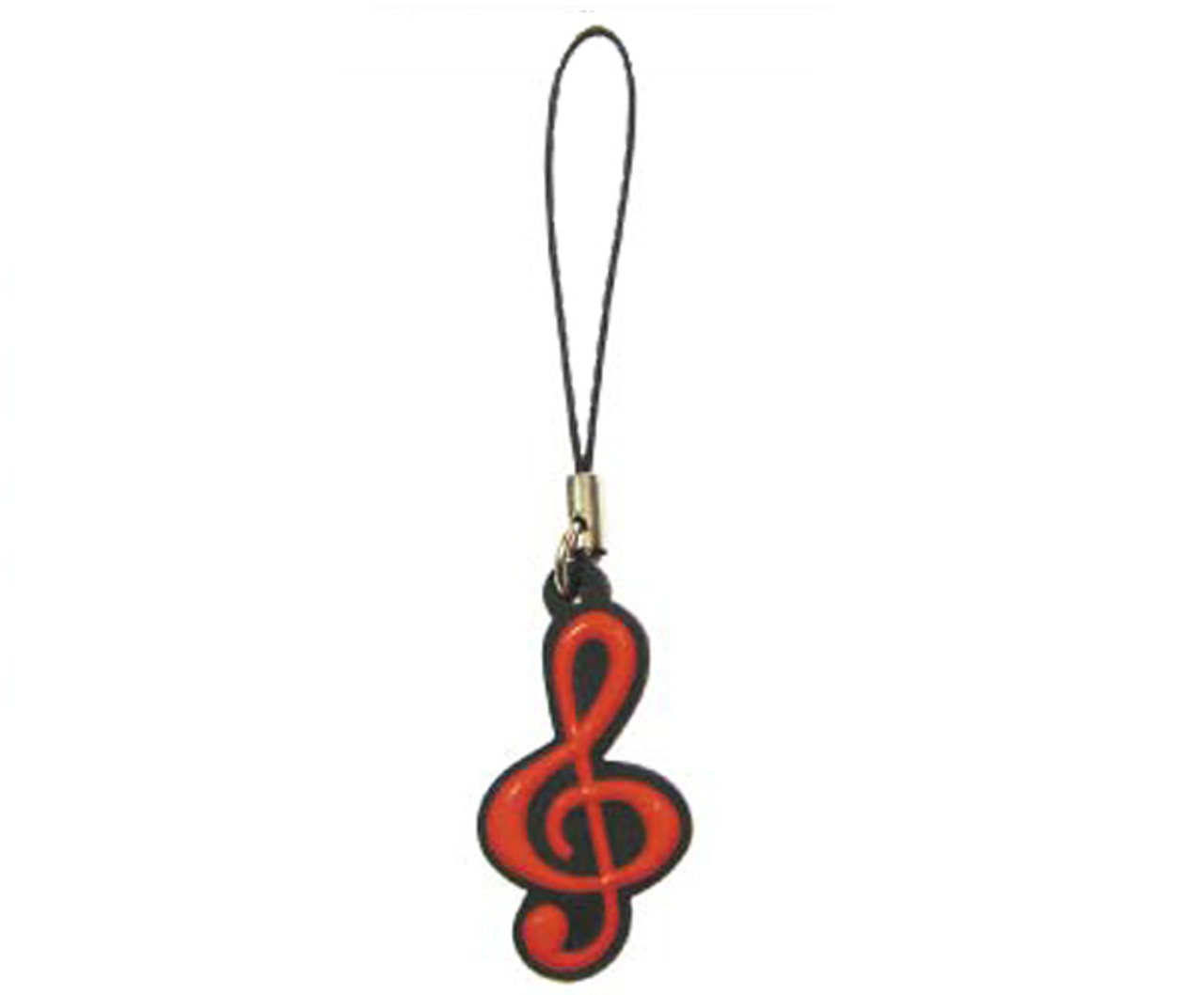 Mobile Phone Chain - Coloured Clef