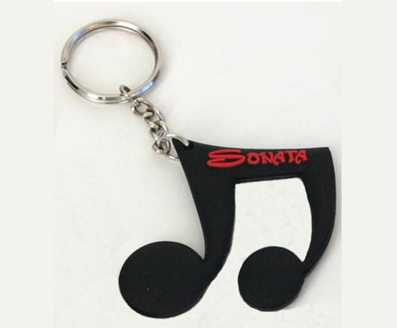 Key Ring - Semi Quaver Black