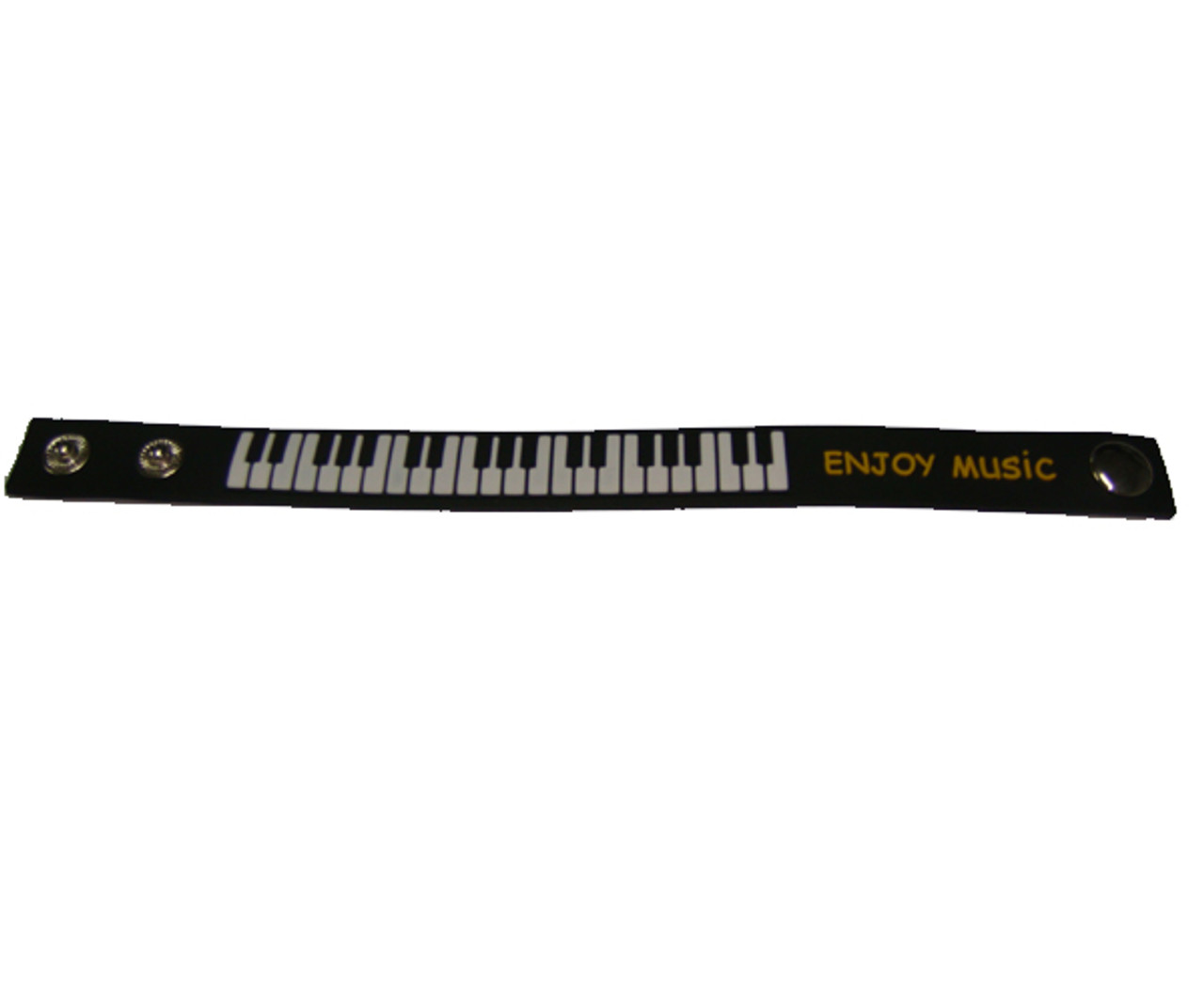 Wrist Strap (Black) -Piano Keys