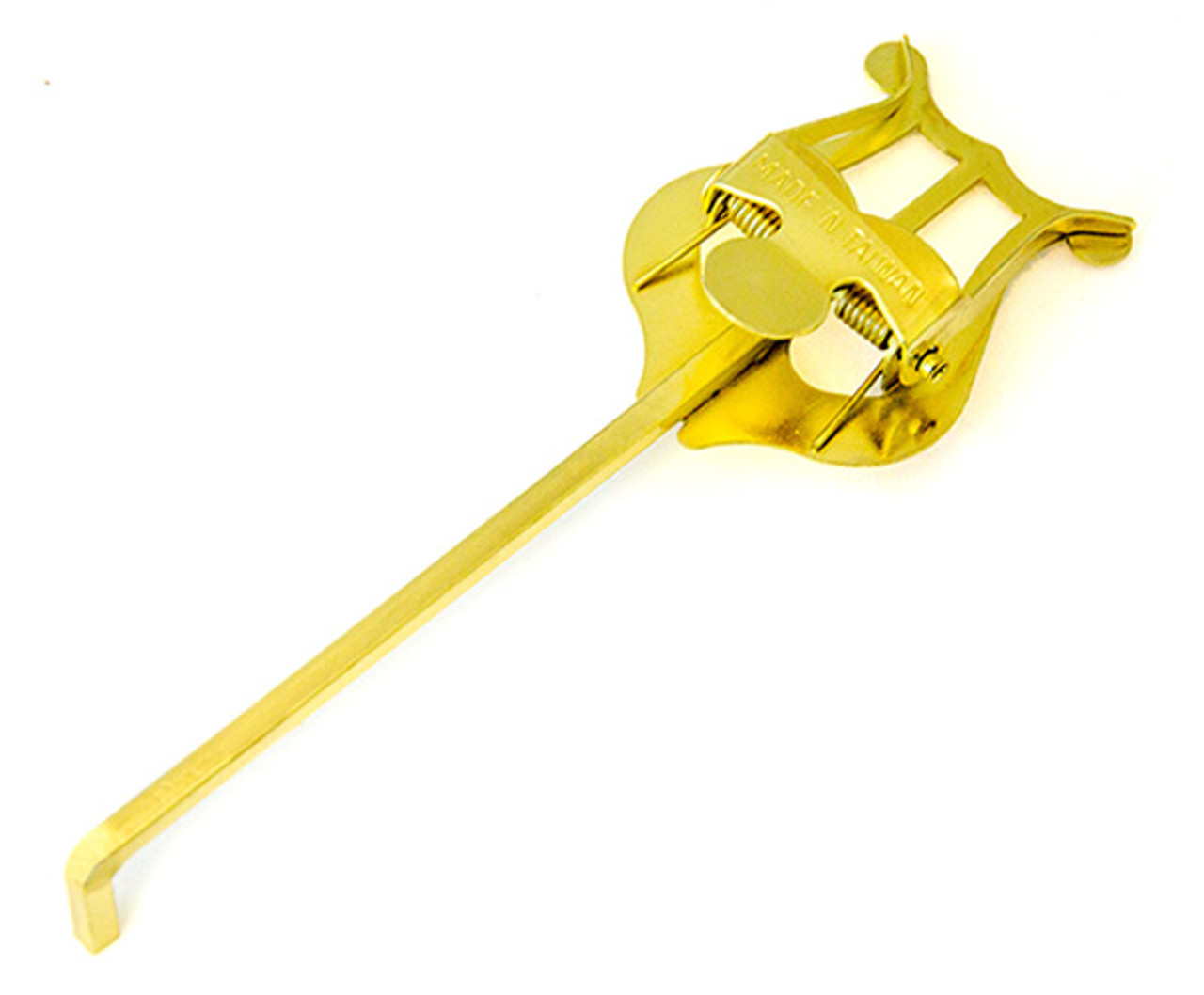 Trumpet Lyre - Gold (Bent Stem)