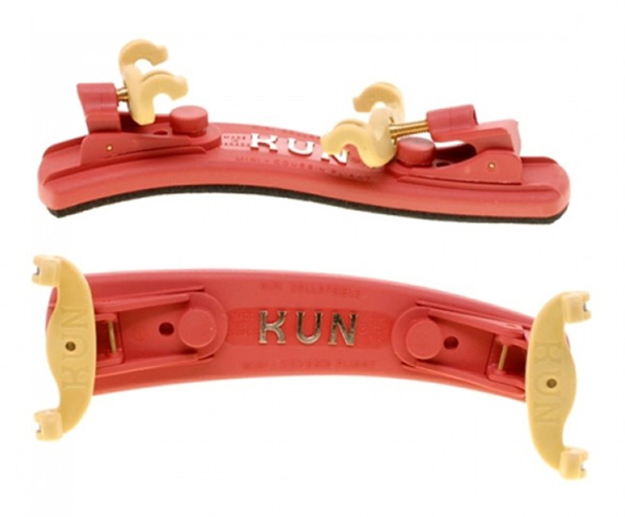 Kun Shoulder Rest-Collapsib 1/4-1/16-Red