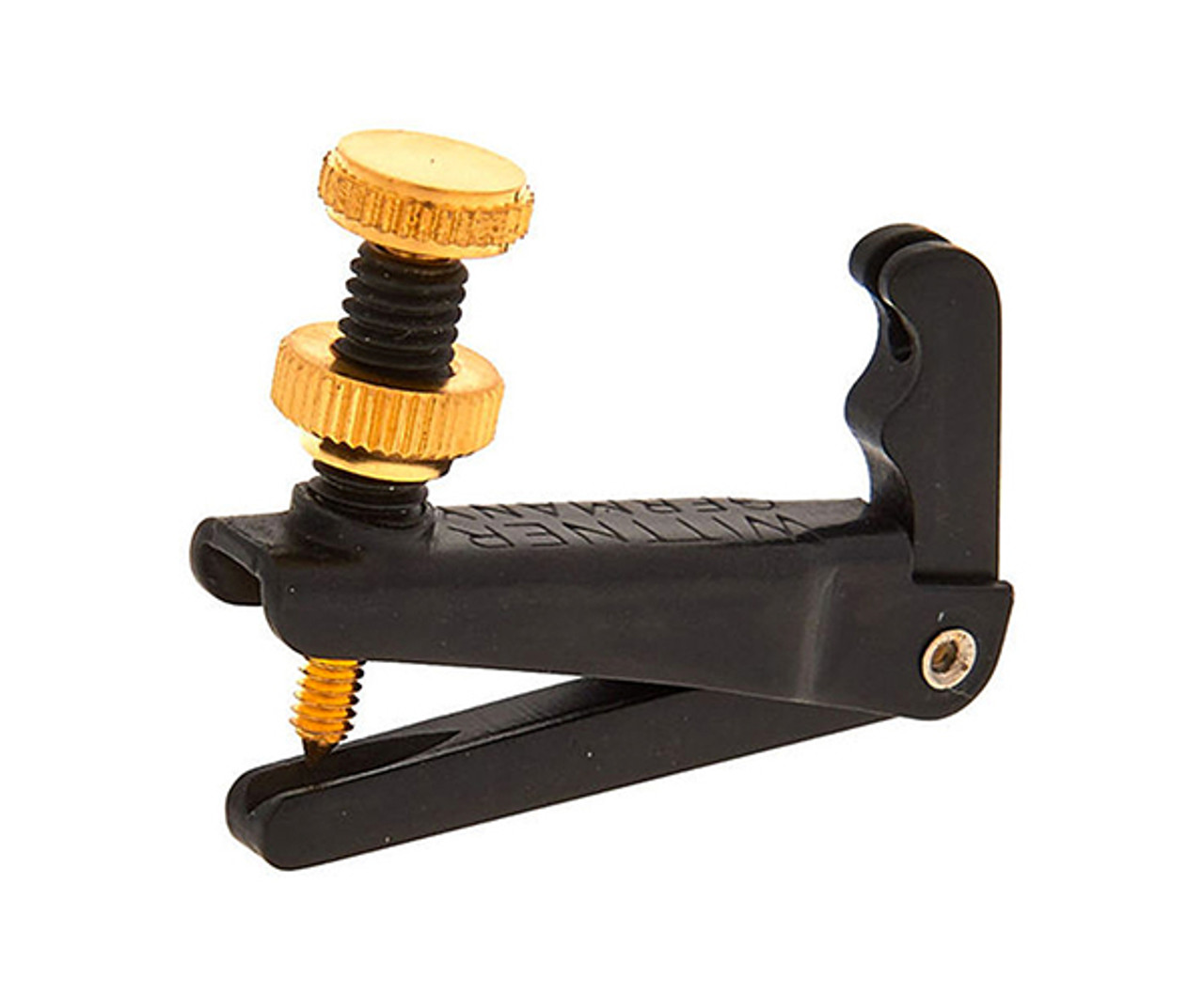 Violin String Adjuster-Blk w/GoldScrews