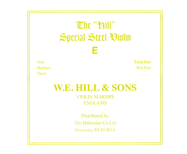 Hill Special Violin E-Medium Loop