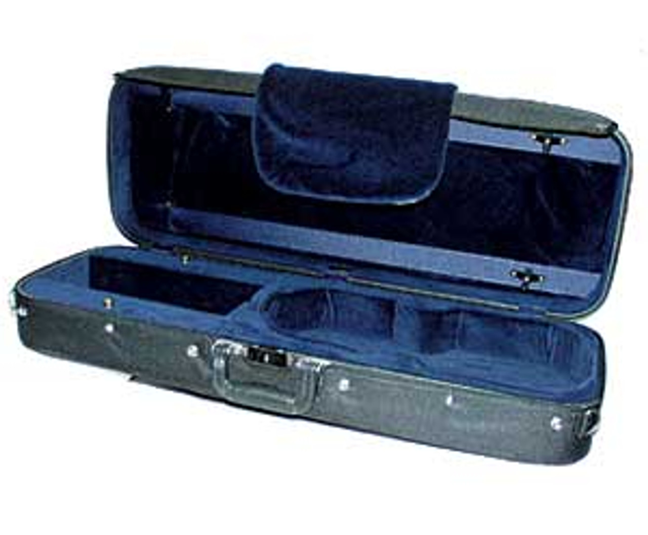 Oblong Viola Case-Bobelock BlueVelr 16in