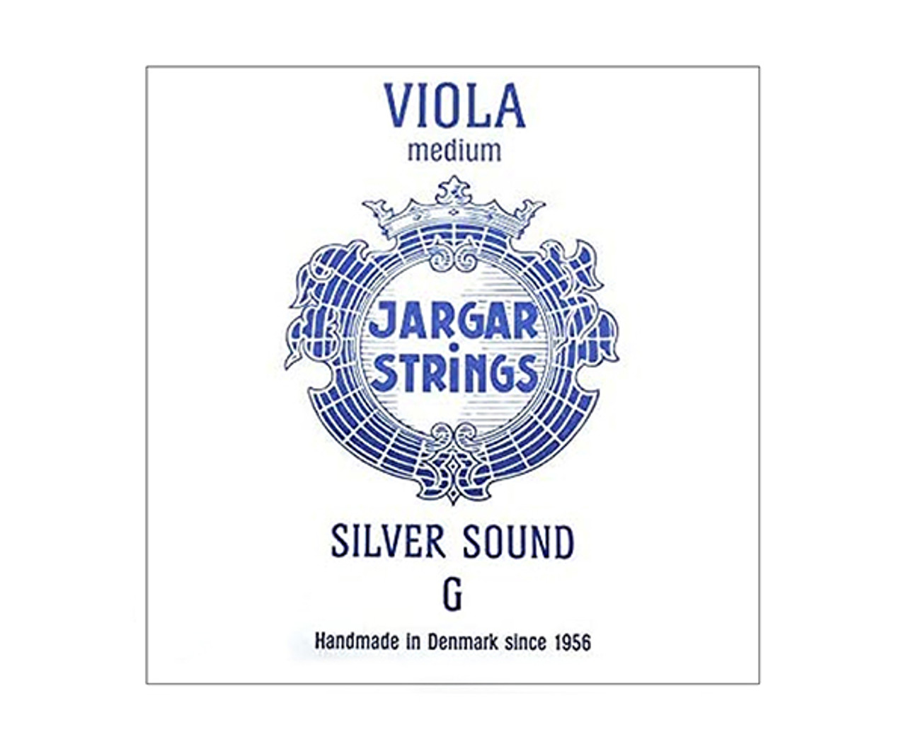 Jargar Viola String C Silver Medium-Blue