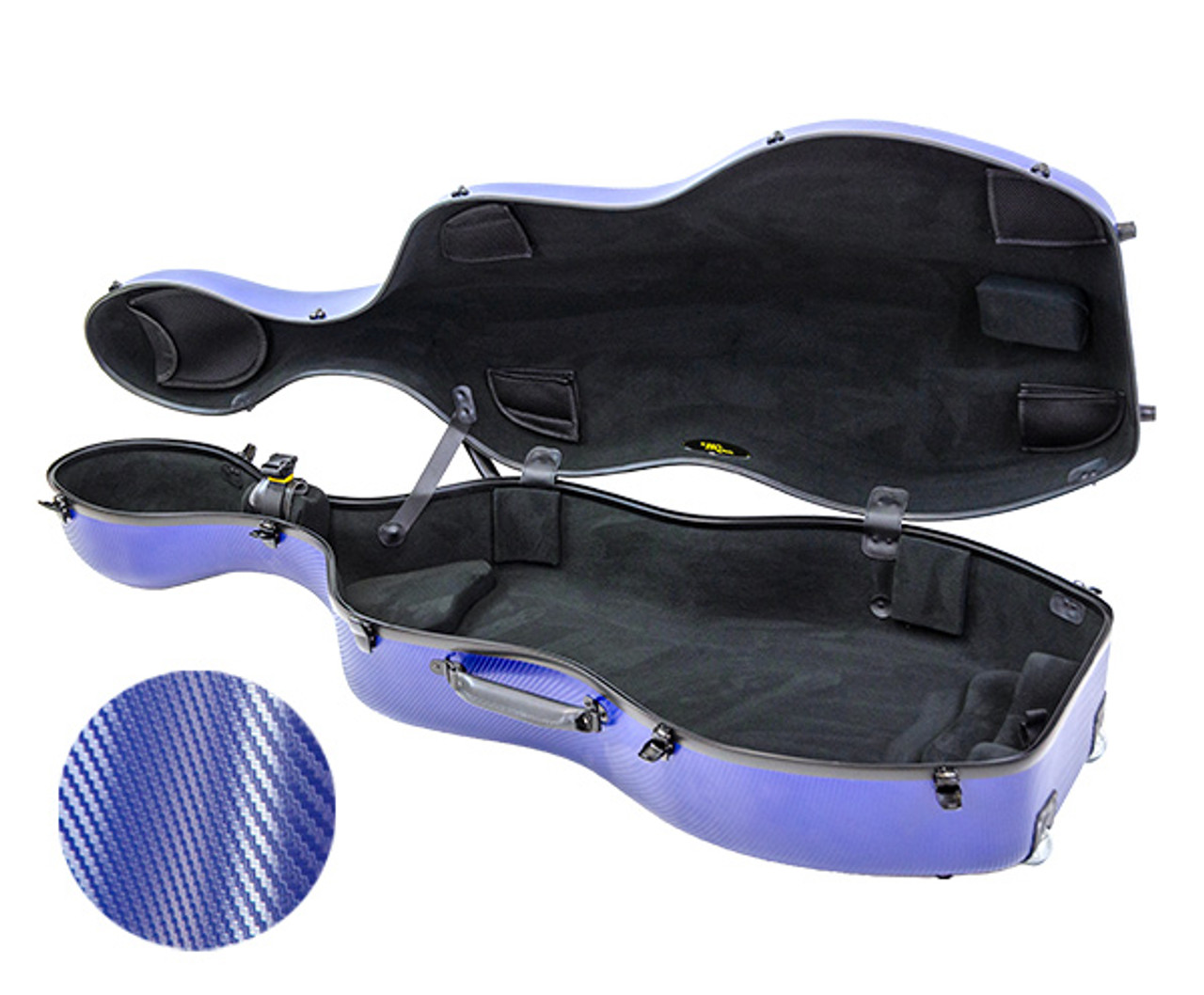 Cello Case-Polycarbon HQ-Textured Blue 4kg