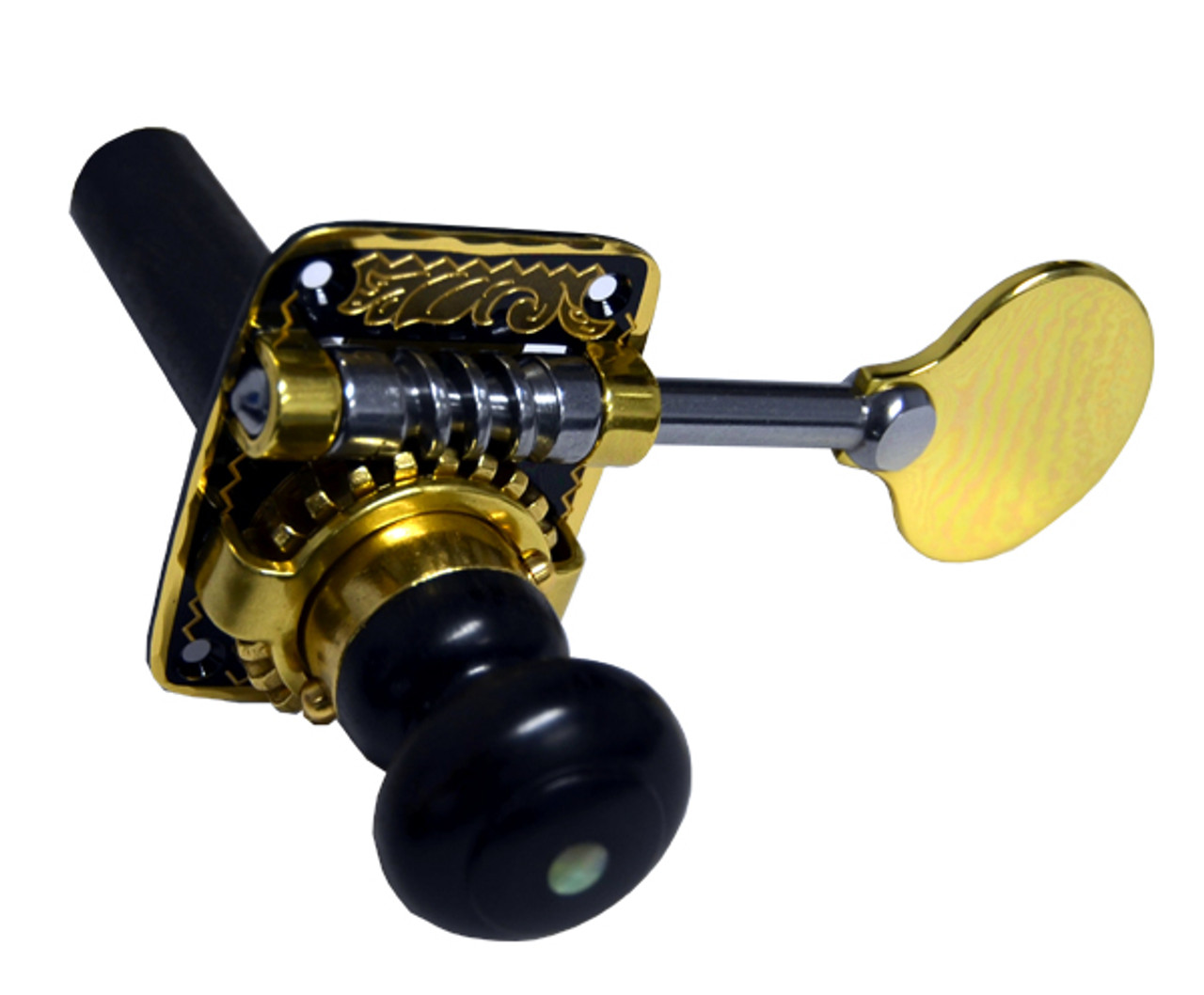 Double Bass Machine-Rubner EbonyPin/MetalButton