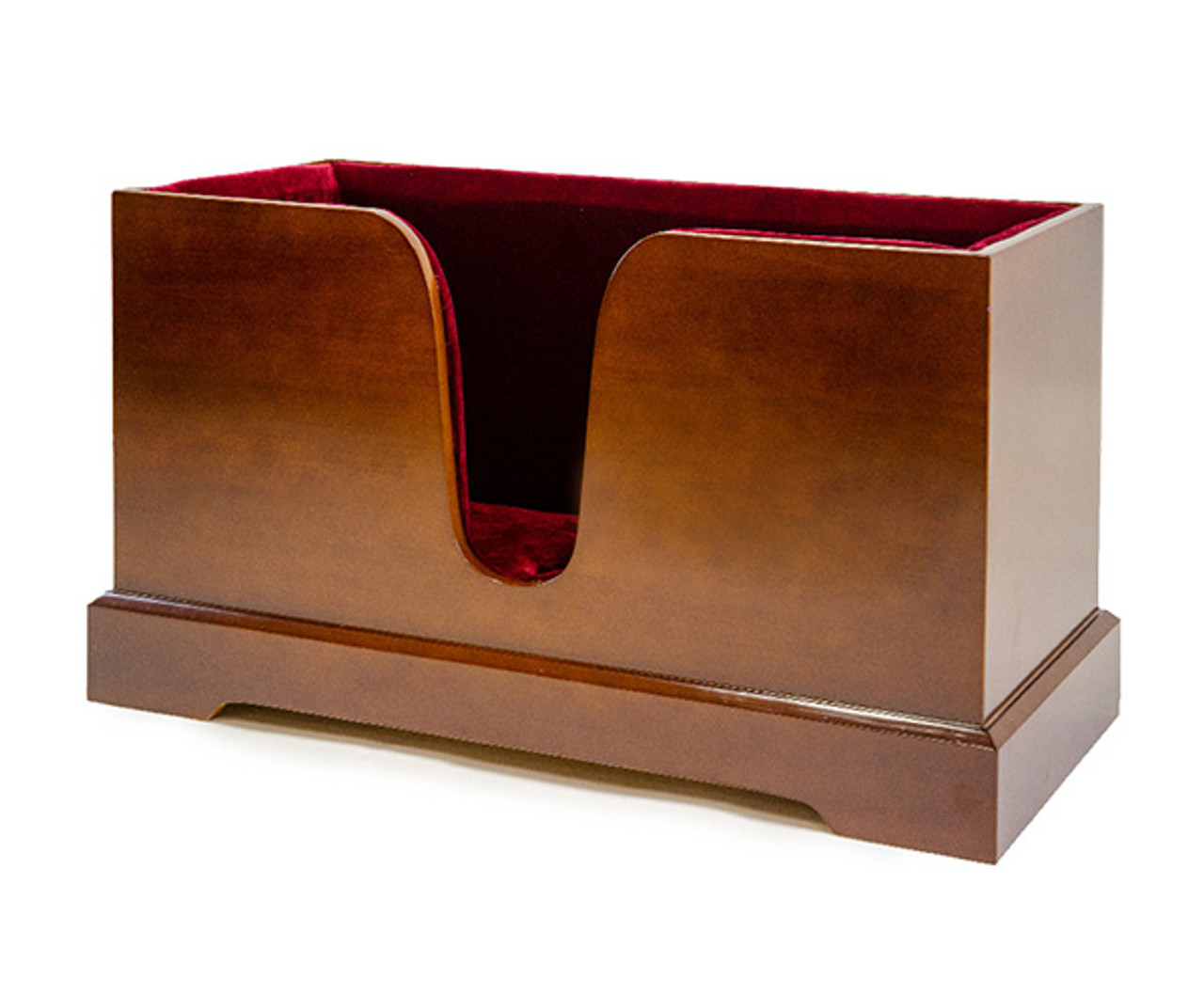 Double Bass Stand-Box Shaped-Walnut