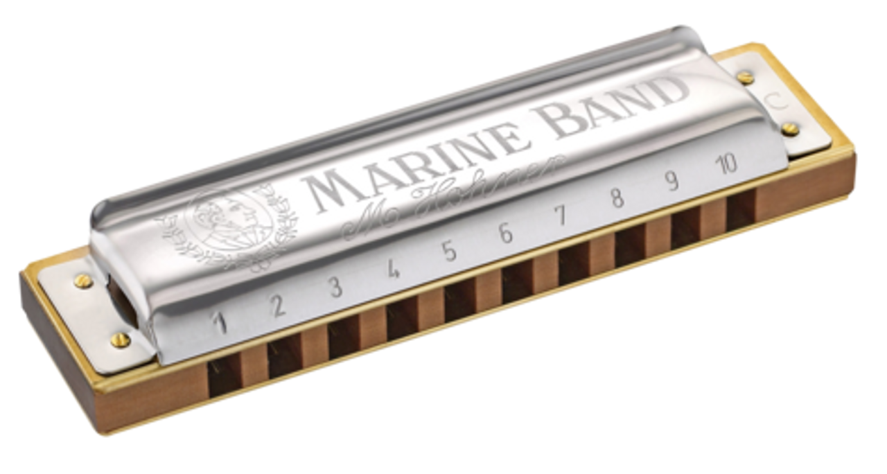 Hohner Marine Band 1896 Classic Harmonica in the Key of F