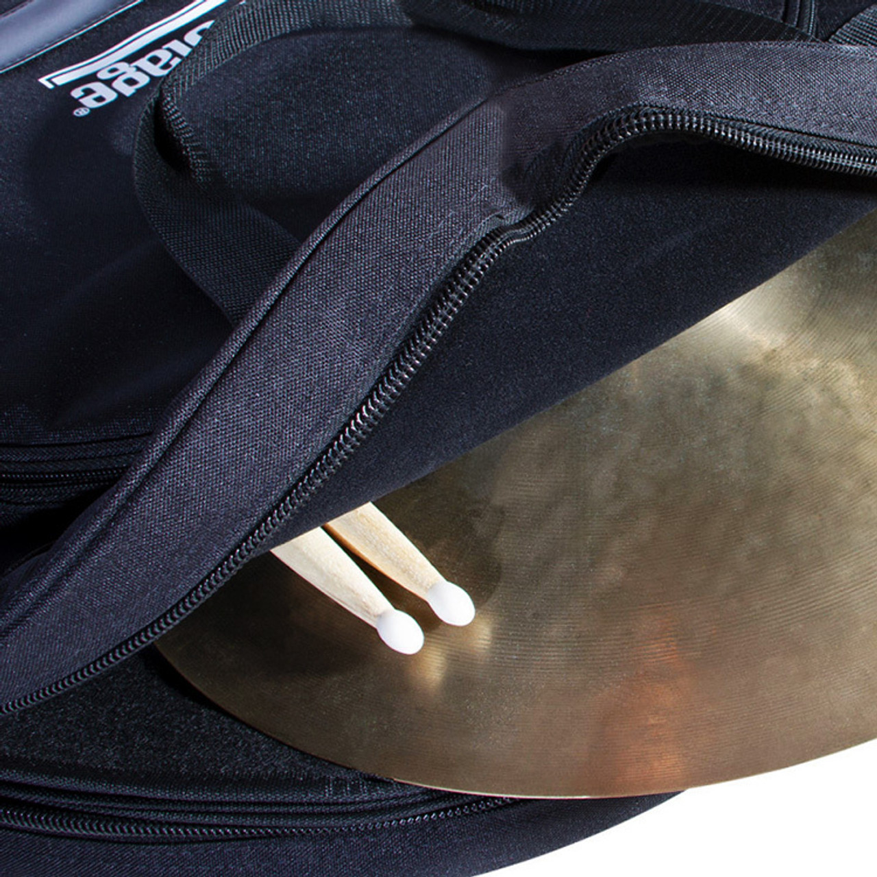 On-Stage CB4000 Deluxe Backpack Cymbal Bag in Black