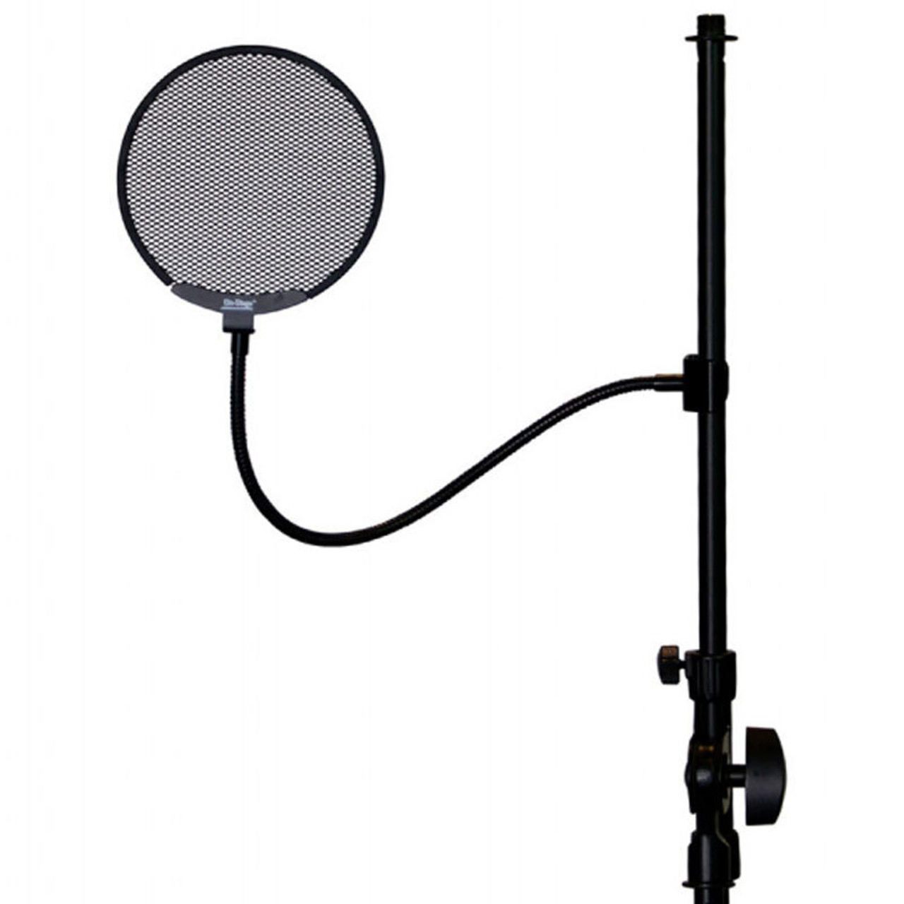 On Stage Metal Pop Blocker 5.38" with Gooseneck and C-Clamp