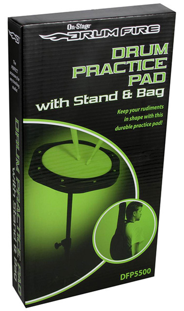 On-Stage Practice Pad Kit with 8" Pad, Stand & Bag