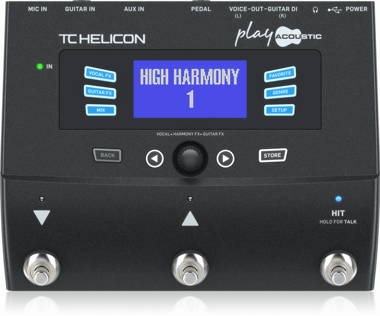 Tc Helicon Play Acoustic Vocal Processor Pedal