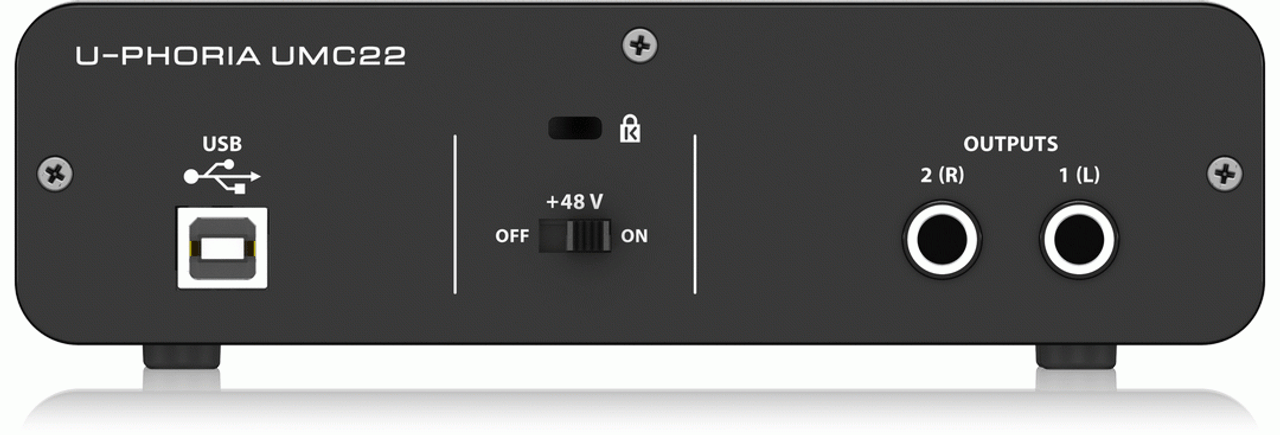 The Behringer U-phoria Umc22 Interface (10 Per Carton)