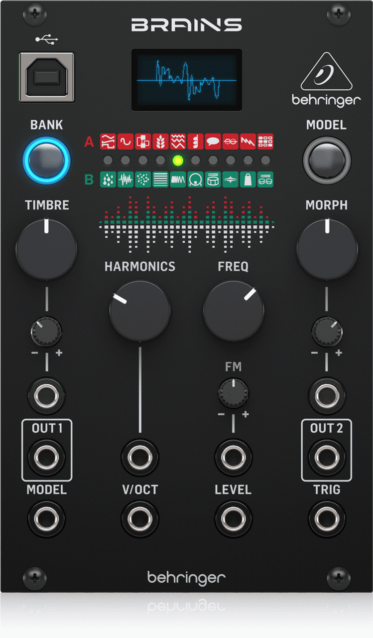 The Behringer BRAINS Digital Oscillator Module