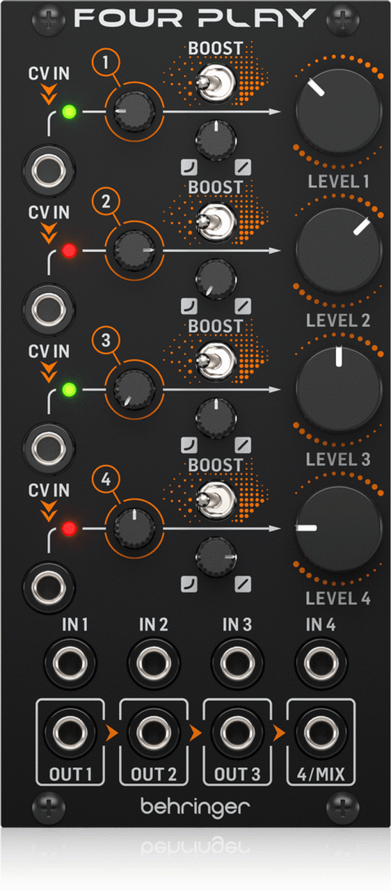 The Behringer FOURPLAY Quad Volt Module