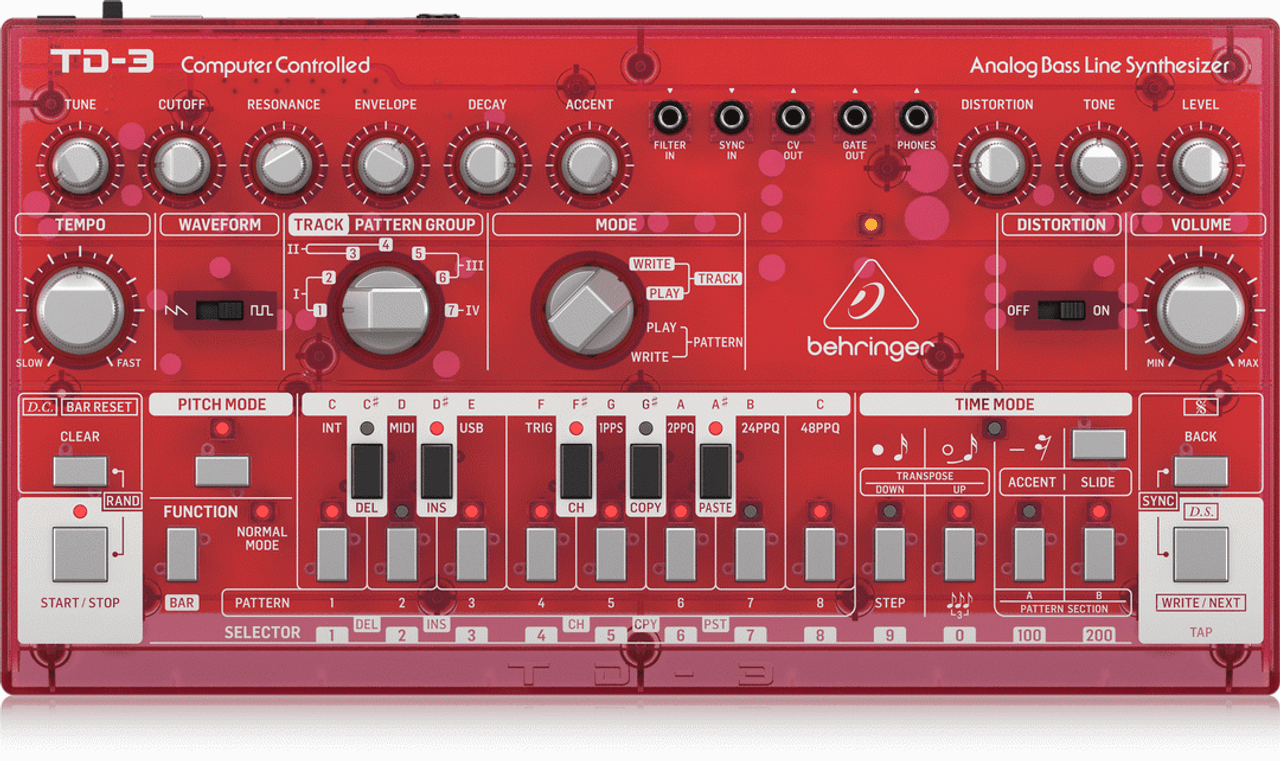 The Behringer TD3 SB Analog Bass Line Synth