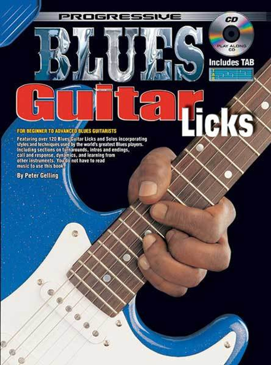 Progressive Blues Guitar Licks Book/CD