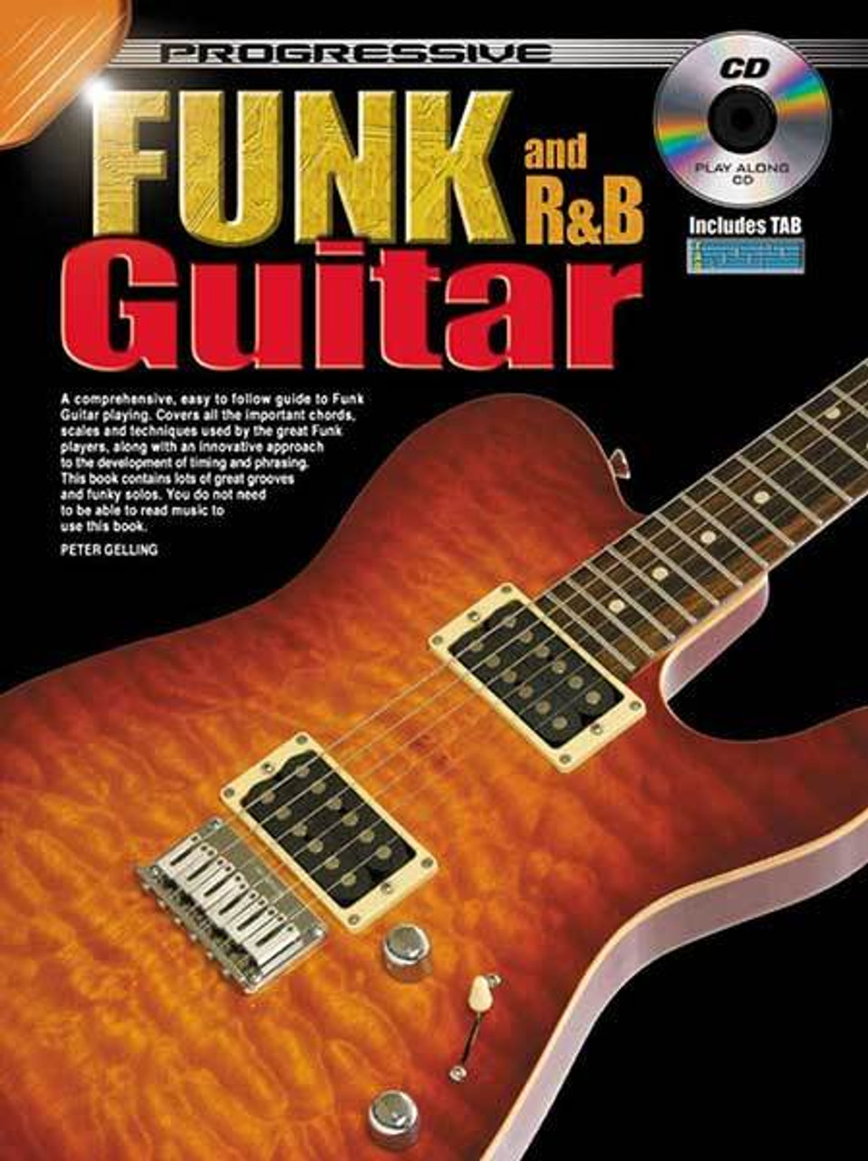 Progressive Funk and R&B Guitar Book/CD
