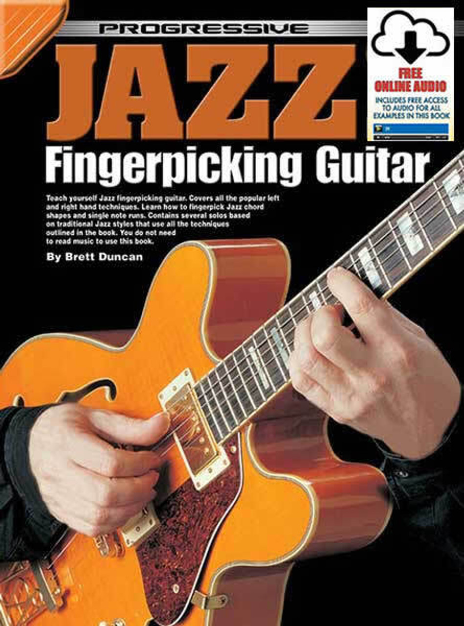 Progressive Jazz Fingerpicking Book/Online Audio
