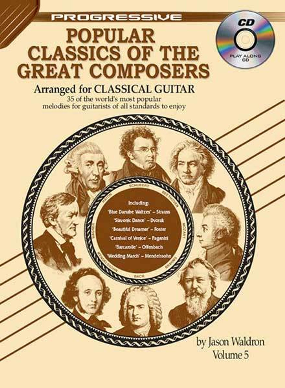 Progressive Popular Classics Of The Great Composers Volume 5 Book/CD