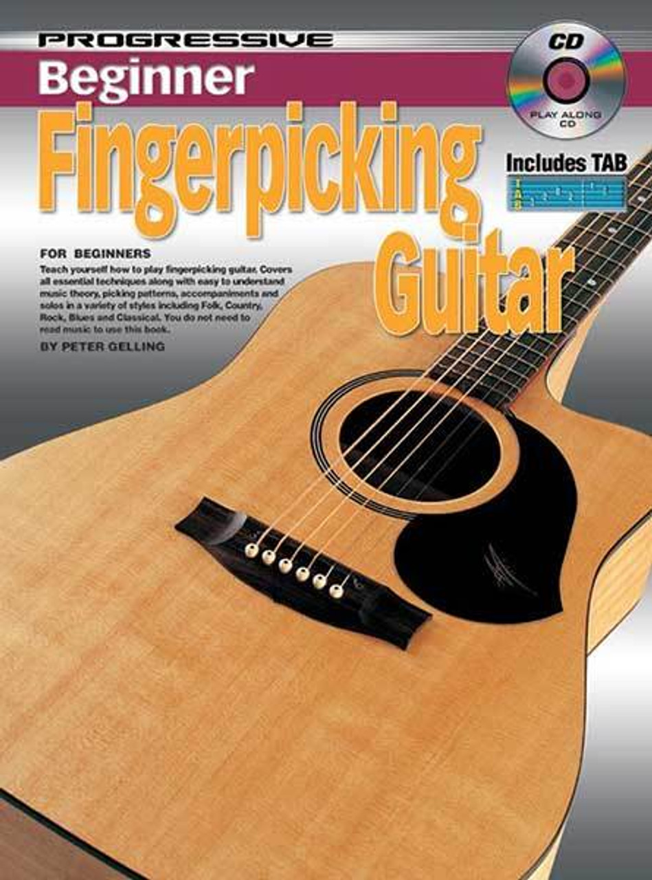 Progressive Beginner Fingerpicking Guitar Book/CD