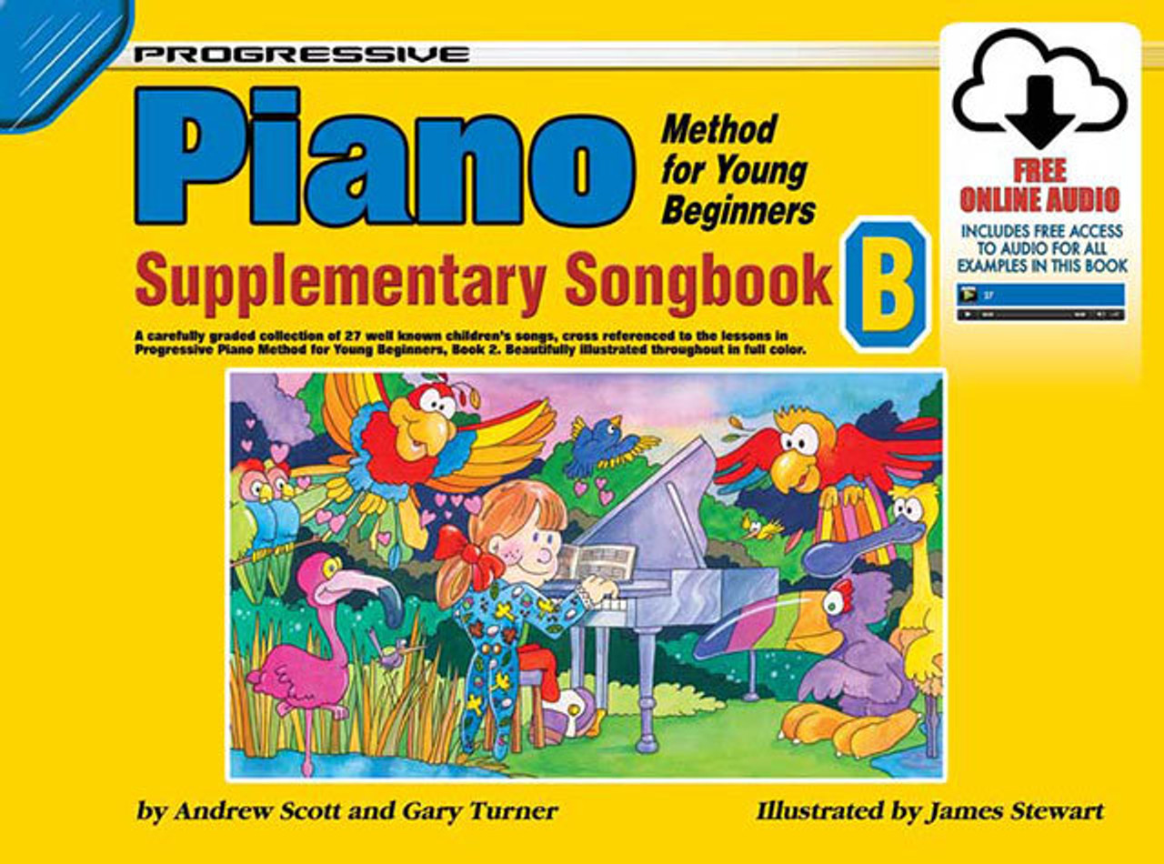 Progressive Piano Method for Young Beginners Supplementary Songbook B Book/Online Audio