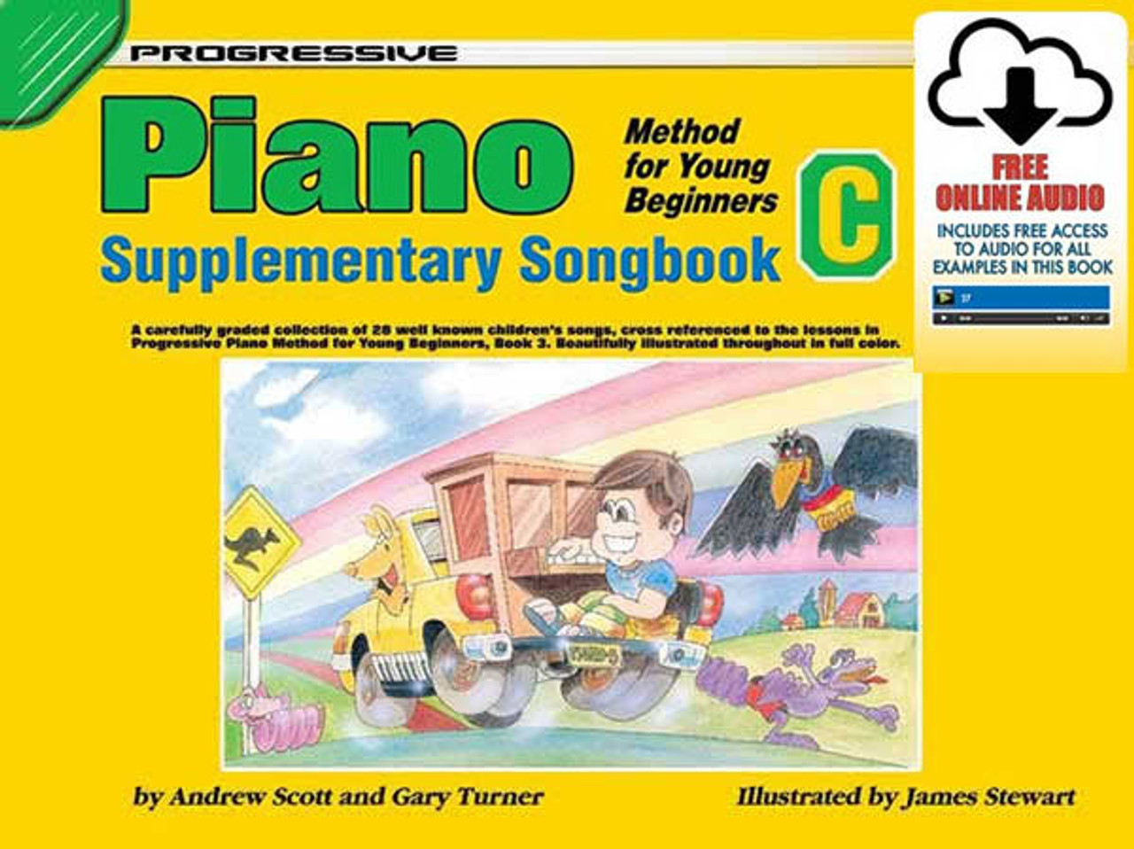 Progressive Piano Method for Young Beginners Supplementary Songbook C Book/Online Audio