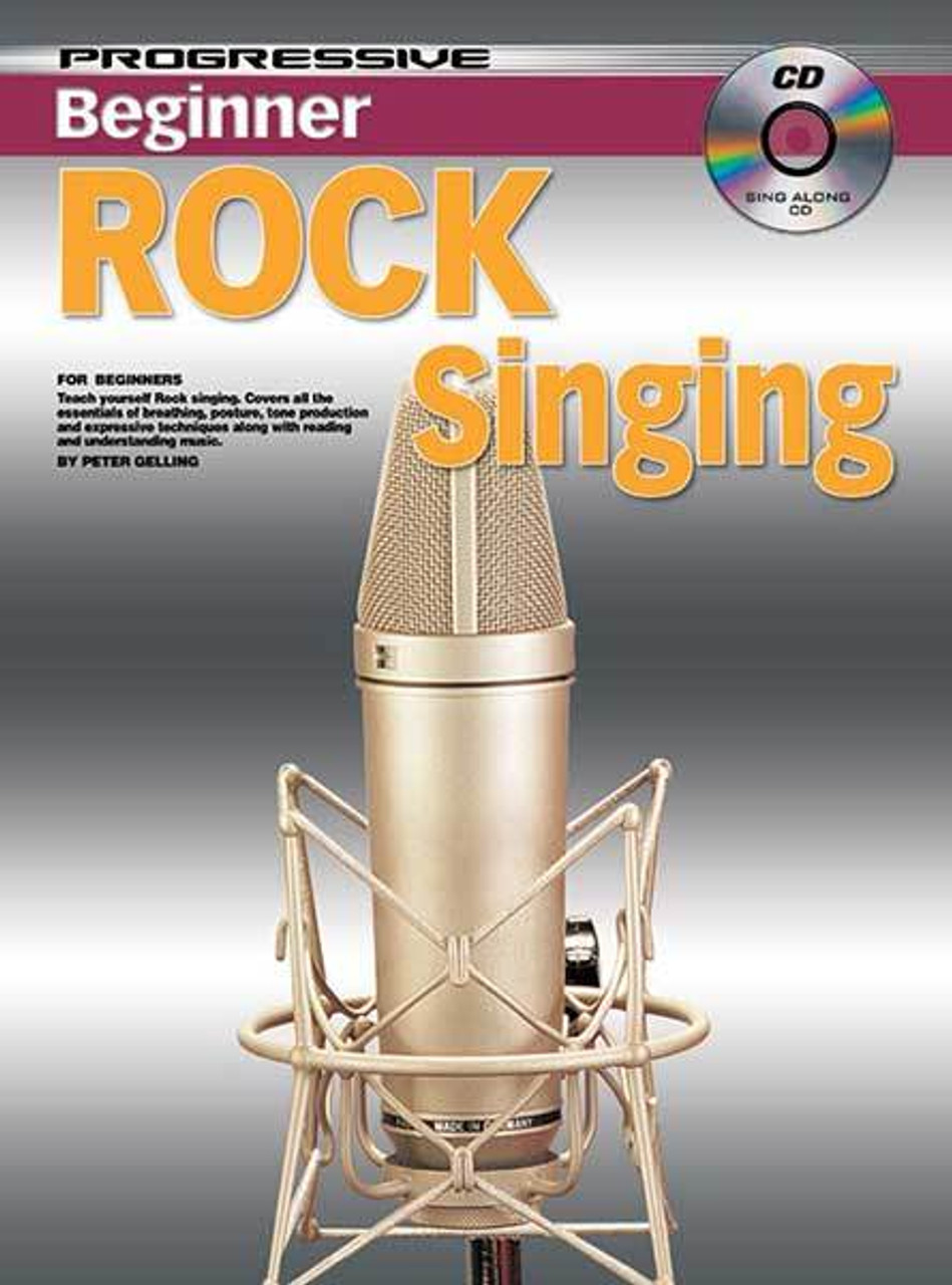 Progressive Beginner Rock Singing Book/CD