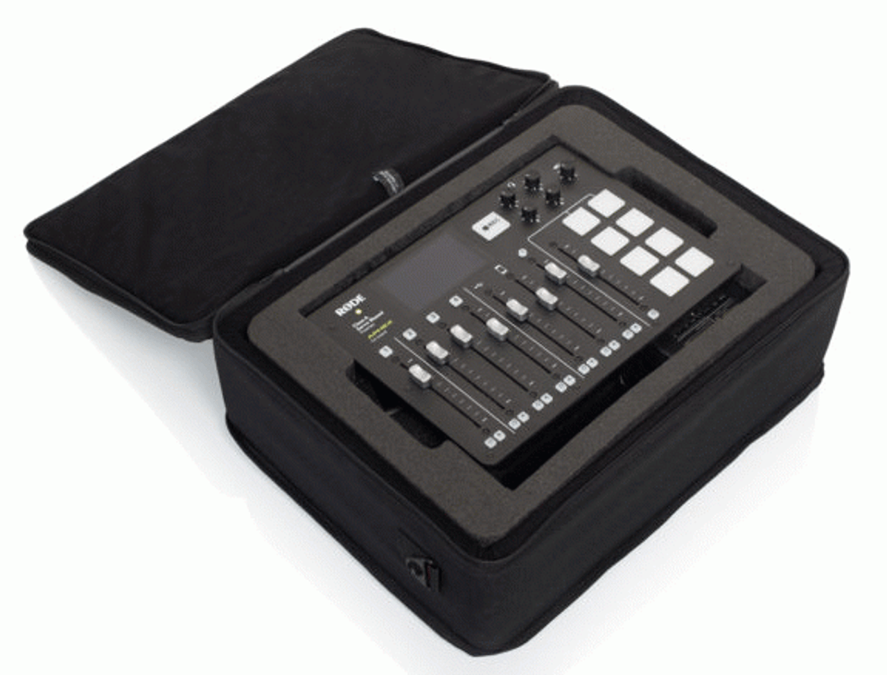 GATOR GLRODECASTER2 Case for Rodecaster & Two Mics