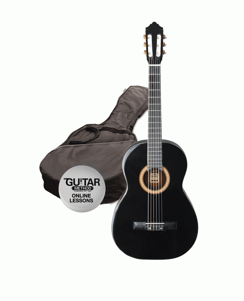 Ashton SPCG44 BK Classical Guitar Starter Pack