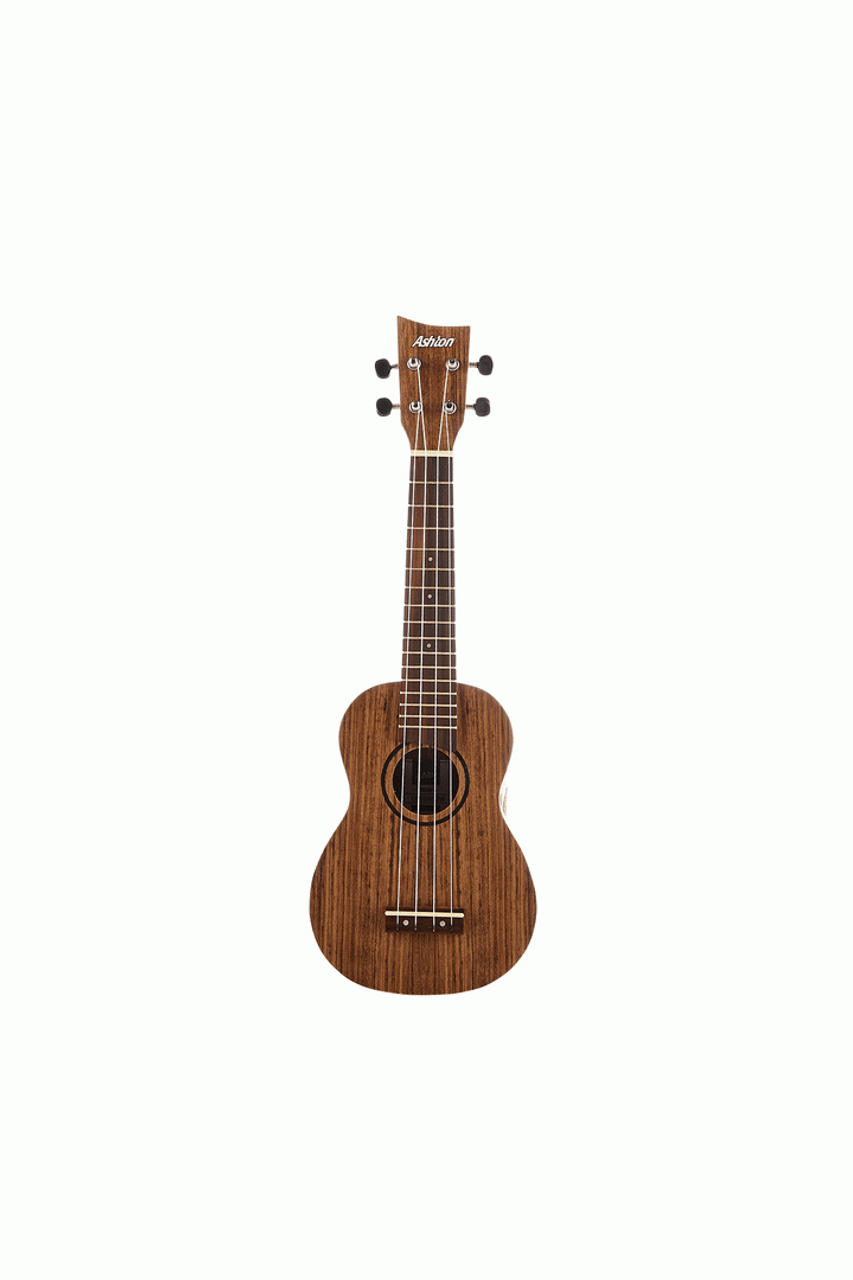 Ashton UKE500SBW Soprano Ukulele Black Walnut