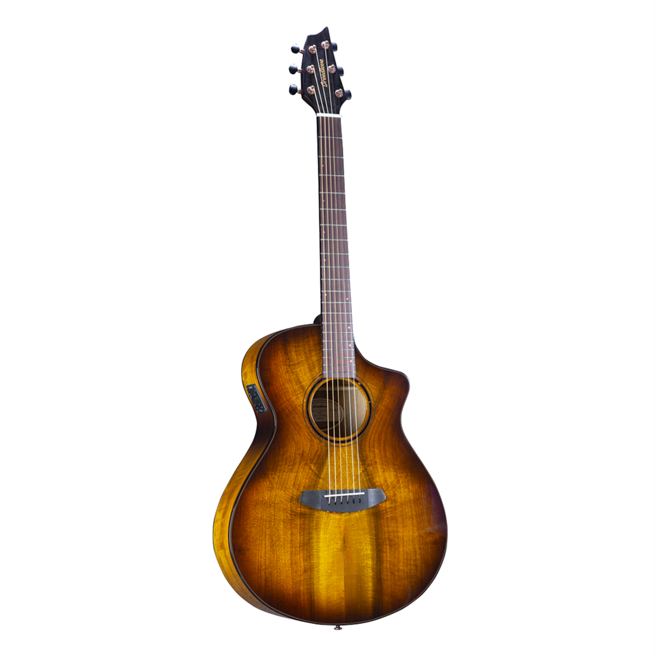 Breedlove BL-PUCERT-TE Pursuit Exotic Series Concert Tiger's Eye CE Myrtlewood-Myrtlewood