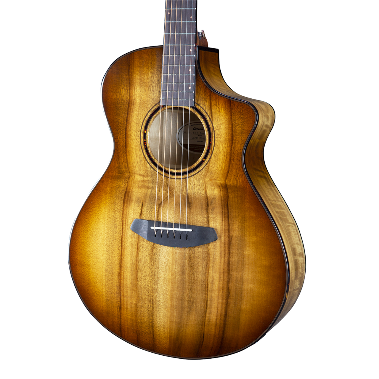 Breedlove BL-PUCERTA Pursuit Exotic Series Concert Amber CE Myrtlewood-Myrtlewood