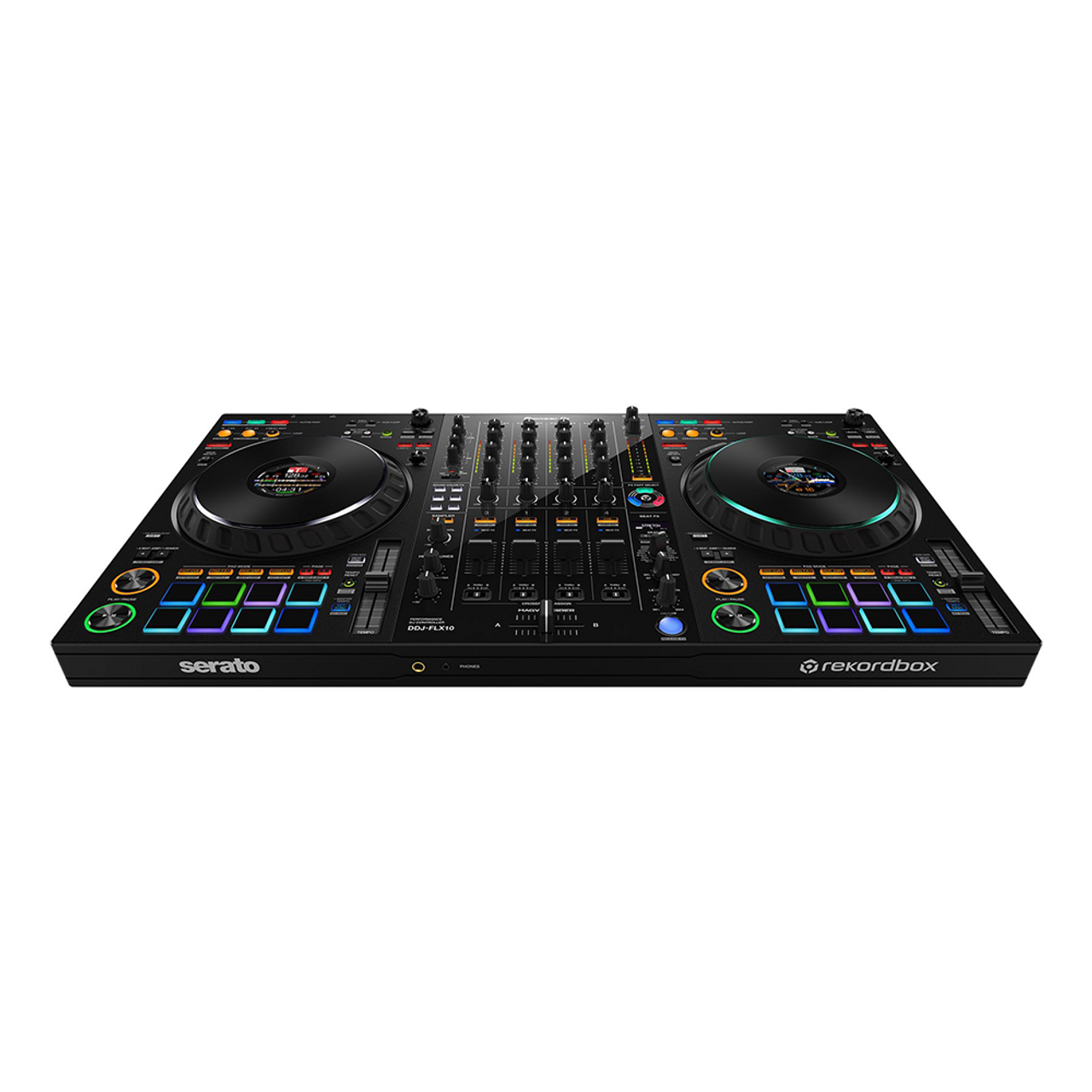 Pioneer DJ DDJ-FLX10 4-channel DJ performance controller for multiple DJ applications (Black)