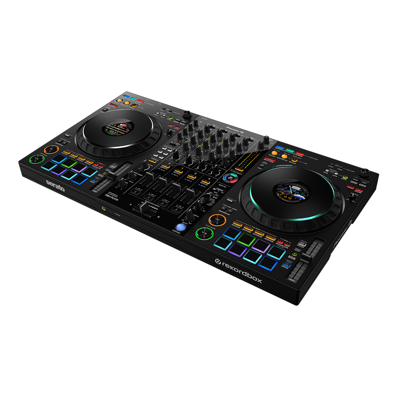 Pioneer DJ DDJ-FLX10 4-channel DJ performance controller for multiple DJ applications (Black)