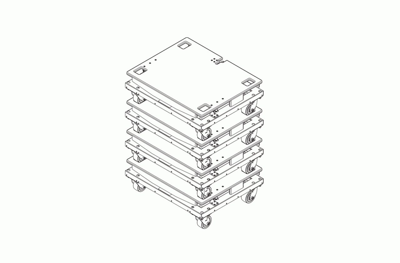 VERTICAL TRANSPORT CART UP TO 4 SRX910 VERTICAL TRANSPORT CART UP TO 4 SRX910
