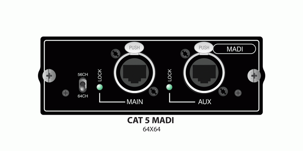 SI Series DUAL PORT CAT 5 MADI CARD