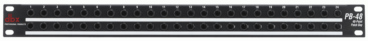 DBX 48 POINT RACKMOUNT PATCH BAY