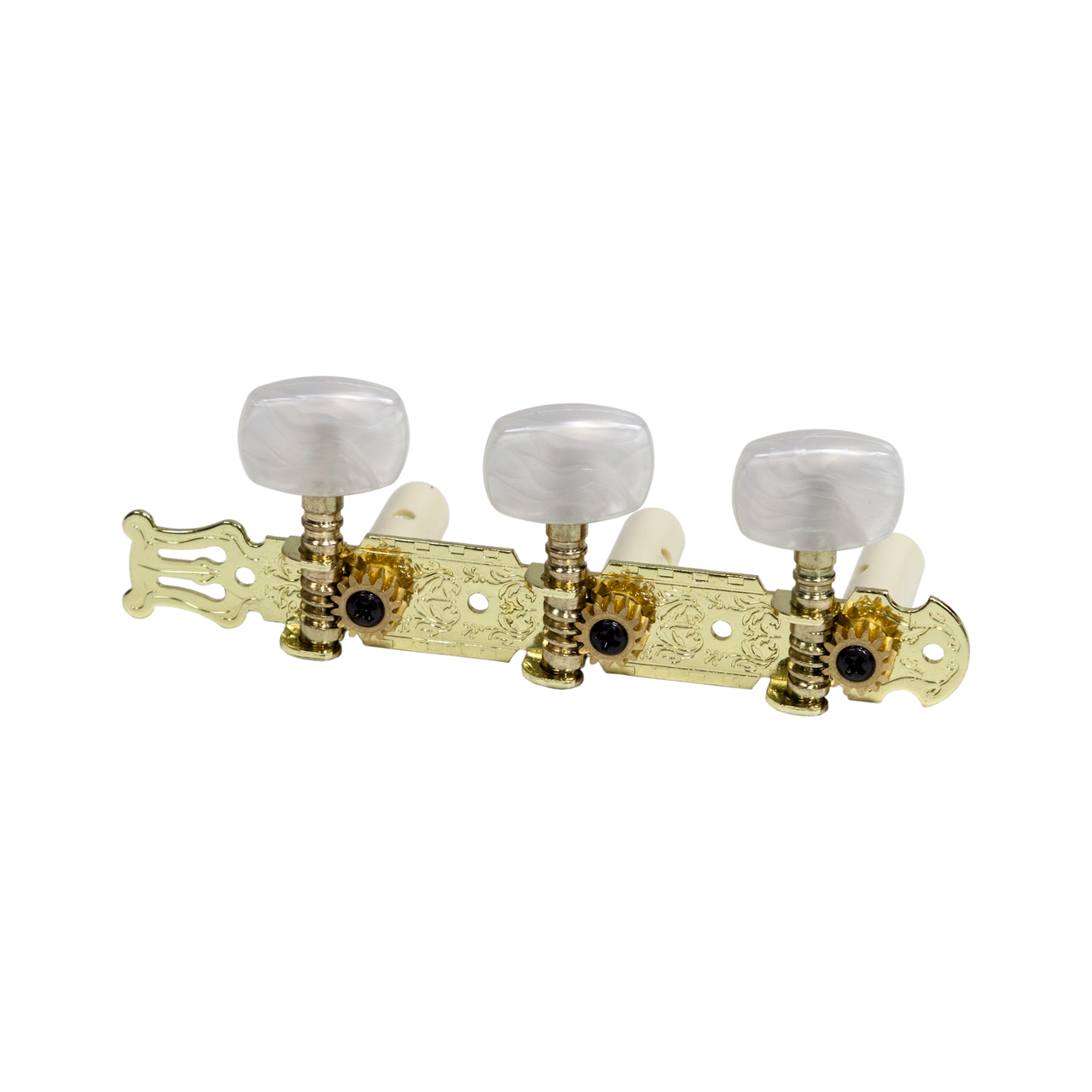 Crossfire Classical Guitar Machine Head Set (Gold with Buttons)