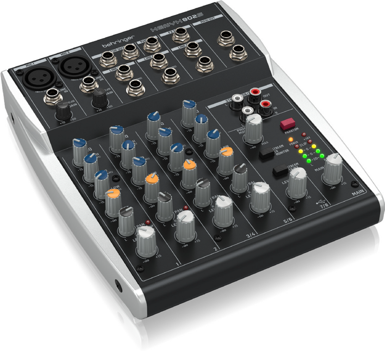 Behringer Xenyx 802S 8 Channel Mixer With USB