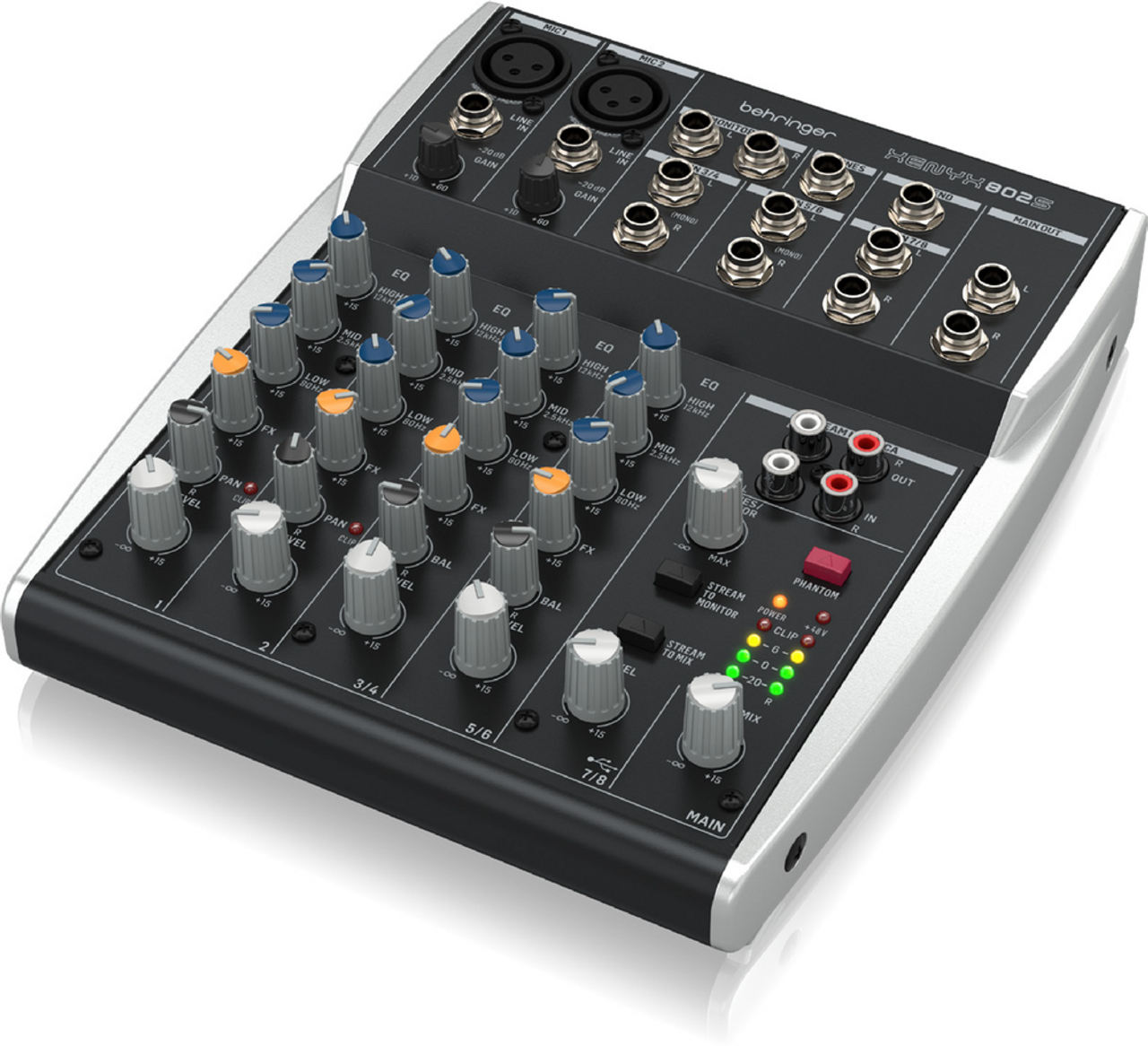 Behringer Xenyx 802S 8 Channel Mixer With USB