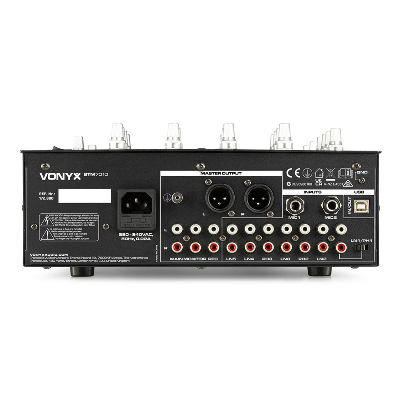 Vonyx STM-7010 4 Channel DJ Mixer