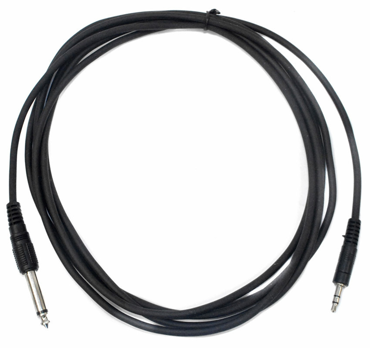 Leem 10ft Interconnect Cable (3.5mm Straight TRS - 1/4" Straight TS)