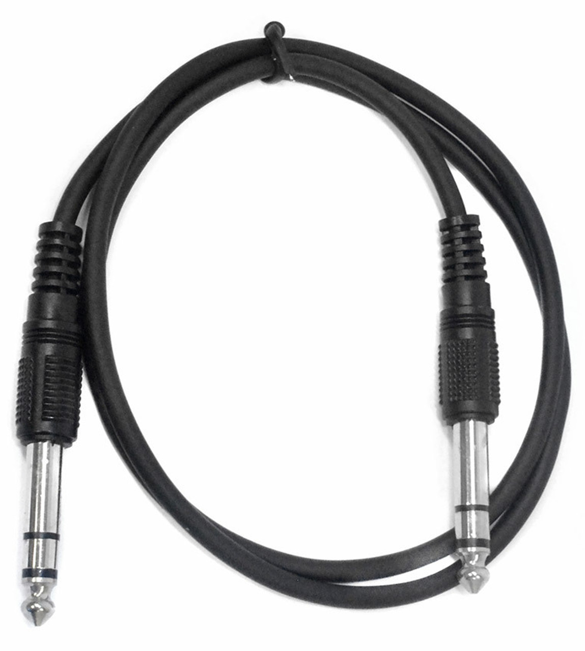 Leem 2.5ft Interconnect Cable (1/4" TRS Plug - 1/4" TRS Plug)