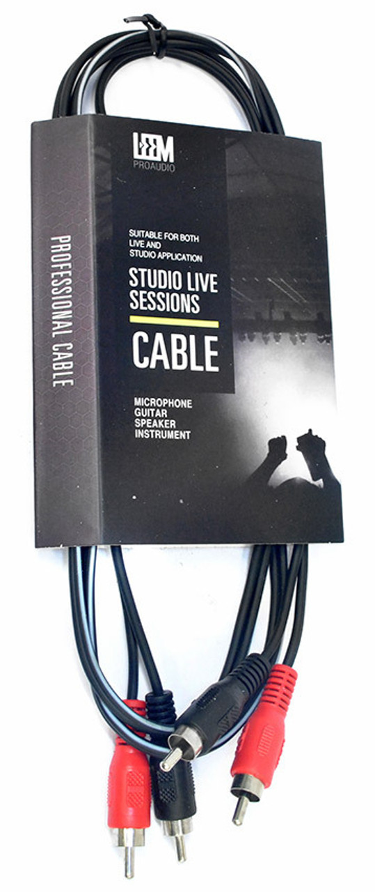 Leem 5ft Interconnect Cable (2 x RCA Jack Plugs - 2 x RCA Jack Plugs)